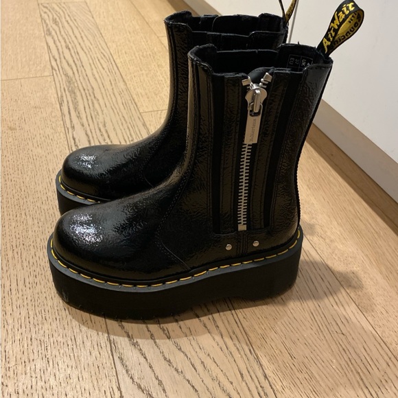 Dr Martens 2976 Max size US6 patent Black - Picture 2 of 6
